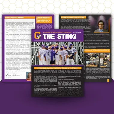 Concord Community Schools — Newsletter Design