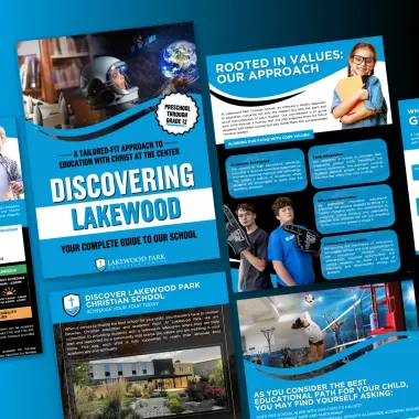 Lakewood Park Christian School — Enrollment Packet Design