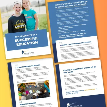 Lighthouse Christian Academy lead magnet